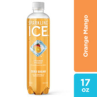 Sparkling Ice Sparkling Water, Zero Sugar, Orange Mango, 17 Fluid ounce