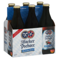 Hacker Pschorr Beer, Oktoberfest Marzen, 6 Pack, 6 Each