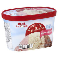 Stoneridge Creamery Ice Cream, Neapolitan, 1.5 Quart