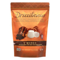 DRIZZILICOUS Drizzle Bites, Crunchy, Dark Chocolaty, 4 Ounce