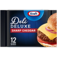 Kraft Sharp Cheddar Cheese Slices, 12 Each