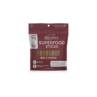 Dog Treat Naturals Superfood Sticks, Beef & Pumpkin, 6 Ounce