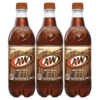 A&W Root Beer, No Caffeine, 6 Each