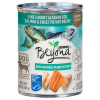 Beyond Dog Food, Line-Caught Alaskan Cod, Salmon & Sweet Potato Recipe, Ground Entree, Natural, 13 Ounce