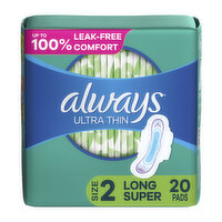 Always Ultra Thin Always Ultra Thin Pads with Wings, Size 2, 20, 20 Each