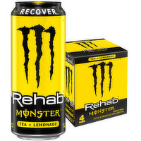 Monster Rehab Lemonade, 62 Fluid ounce