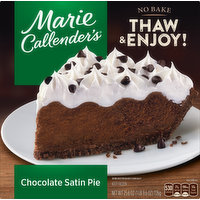 Marie Callender's Chocolate Satin Pie, 25.6 Ounce