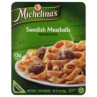 MICHELINAS Swedish Meatballs, with Gravy & Pasta, 9 Ounce