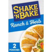 Shake 'N Bake Ranch & Herb Seasoned Coating Mix, 2 Each