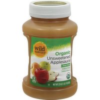 WILD HARVEST Applesauce, Organic, Unsweetened, 23 Ounce