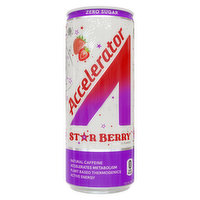 Accelerator Energy Drink, Zero Sugar, Star Berry, 12 Fluid ounce