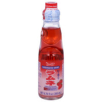 Shirakiku Carbonated Drink, Strawberry, 6.76 Fluid ounce