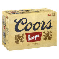 Coors Beer, Banquet, 12 Each