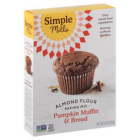 Simple Mills Baking Mix, Almond Flour, Pumpkin Muffin & Bread, 9 Ounce