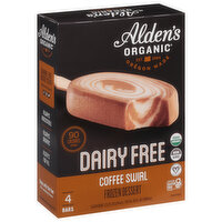 Alden's Organic Frozen Dessert, Dairy Free, Coffee Swirl, 2.5 Fluid ounce