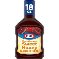 Kraft Sweet Honey Slow-Simmered Barbecue Sauce, 18 Ounce