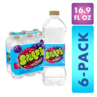 SPLASH Splash Blast Wild Berry Flavored Water Bottle 16.9 oz, 6 Count, 16.9 Ounce