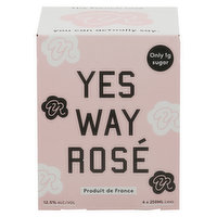 Yes Way Rose Wine, Rose, 4 Each