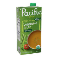 Pacific Foods Low Sodium Organic Vegetable Broth, 32 Fluid ounce