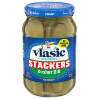Vlasic Pickles, Kosher Dill, Stackers, 16 Fluid ounce