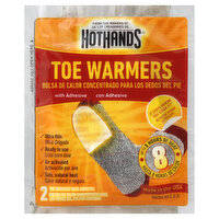 Hot Hands Toe Warmers, with Adhesive, 2 Each