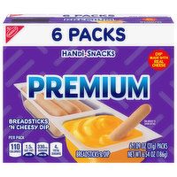 Nabisco Breadsticks N Cheesy Dip, Premium, 6 Packs, 6 Each