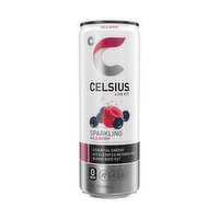 CELSIUS Sparkling Wild Berry, Essential Energy Drink, 12 Fluid ounce