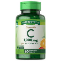 Nature's Truth C, 1000 mg, Tablets, Natural Orange Flavor, 60 Each