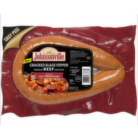 Johnsonville Cracked Pepper Beef Sausage, 12 Ounce