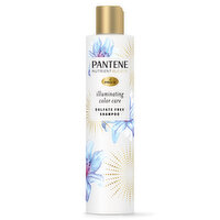 Pantene Nutrient Blends Pantene Sulfate Free Shampoo, Illuminating Shampoo with Biotin, Color Safe, 9.6 oz, 9.6 Ounce