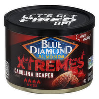 Blue Diamond Xtremes Almonds, Hottest, Carolina Reaper, 6 Ounce
