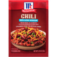 McCormick Less Sodium Chili Seasoning Mix, 1.25 Ounce