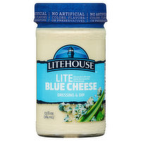 Litehouse Dressing & Dip, Blue Cheese, Lite, 13 Fluid ounce