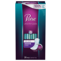 Poise Pads, Ultra Thin, Ultimate, Long Length, 26 Each
