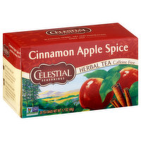 Celestial Herbal Tea, Cinnamon Apple Spice, Caffeine Free, Bags, 20 Each