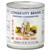 Longevity Condensed Milk, Sweetened, 14 Ounce