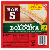 Bar S Turkey Bologna, 12 Ounce