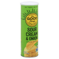 The Good Crisp Company Potato Crisps, Sour Cream & Onion, 5.6 Ounce