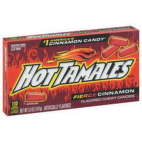 Hot Tamales Chewy Candies, Fierce Cinnamon Flavored, 5 Ounce