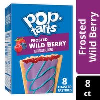 Pop-Tarts Toaster Pastries, Frosted Wild Berry, 8 Each
