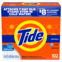 Tide Powder Detergent, Original, 143 Ounce