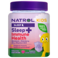 Natrol Sleep + Immune Health, Raspberry, Kids, Gummies, 50 Each