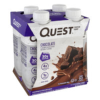 Quest Protein Shake, Chocolate, 4 Each