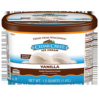 Cedar Crest Vanilla Ice Cream, 48 Fluid ounce