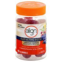 Align Fast-Acting Biotic, Gummies, Berry Fusion, 46 Each