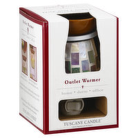 Tuscany Candle Outlet Warmer, Glass Mosaic, 1 Each