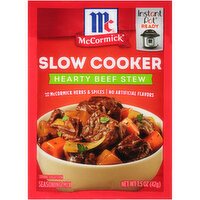 McCormick Slow Cooker Hearty Beef Stew Seasoning Mix, 1.5 Ounce