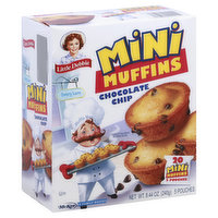 Little Debbie Muffins, Chocolate Chip, Mini, 5 Each