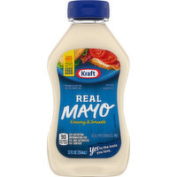Kraft Mayo, Real, Creamy & Smooth, 12 Ounce