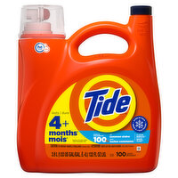 Tide Liquid Laundry Detergent, Clean Breeze, 132 fl oz, 100 Loads, 132 Fluid ounce